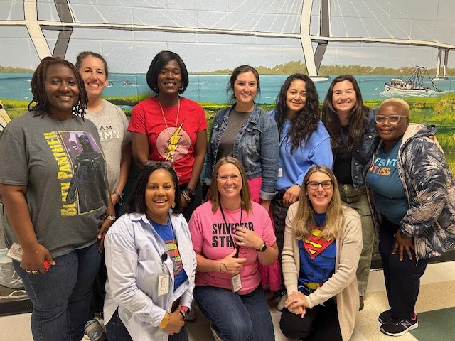 Eagle Nest Elementary's School Improvement Council group photo.