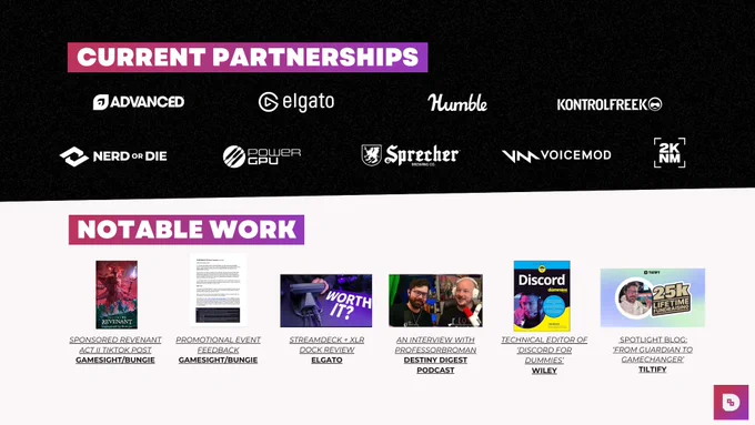Morning, Gang!

My name is Dan and I'm a content creator from Indianapolis, IN!

I'm passionate about building community, charitable action, and engaging conversations.

Check out my #mediakit and download the PDF version with links here:

www.danfinity.gg/media-kit 

📧 dan@danfinity.gg