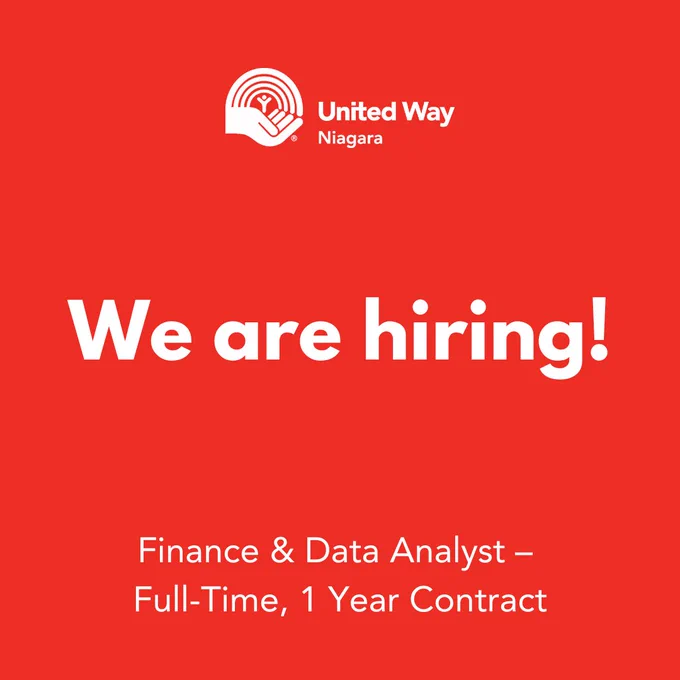 We are hiring! United Way Niagara.
