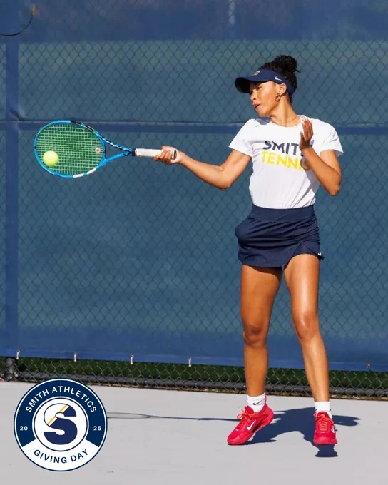 Today is the 2025 Athletics Giving Challenge!

Give now to support Smith’s student-athletes!

Make your impact: www.givecampus.com/jrq1ej