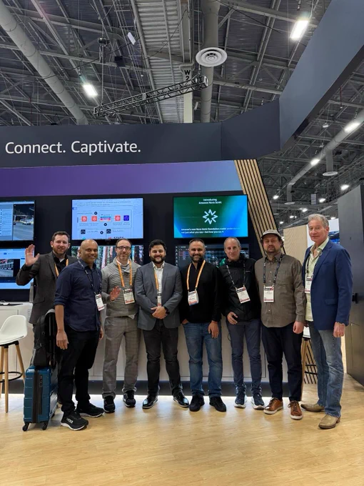SyncWords Ultra-Low Latency Live AI-powered Captioning for live streams and broadcasts at the AWS booth during NAB 2025