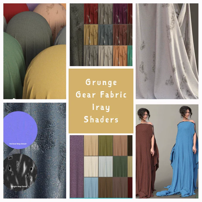 Elevate your designs with 4K Grunge Gear Fabric Iray Shaders! 🌟 Daz 3D
Featuring 30 vibrant colors and torn fabric textures, perfect for creating realistic, edgy clothing and accessories in Daz Studio.  
https://www.daz3d.com/grunge-gear-fabric-iray-shaders--mr
#nelmi #nelmi3d #grunge #grungestyle #daz3dofficial #daz3d #daz #fabric #irayshaders #shaders #merchantresource #clothing #texturing #tornfabric