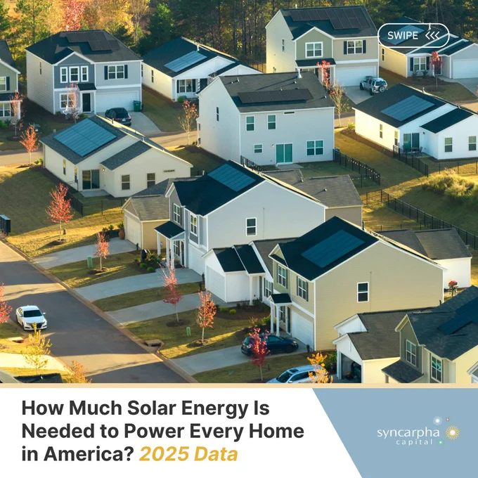 How Much Solar Energy Is Needed to Power Every Home in America? 2025 Data
