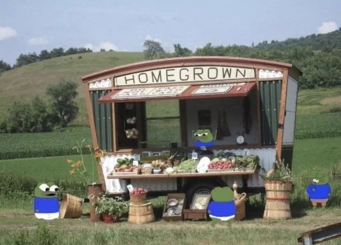 Apu at roadside stand
