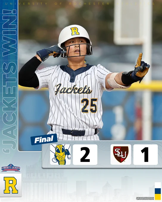 Softball Final Score: Rochester 2, St. Lawrence 1