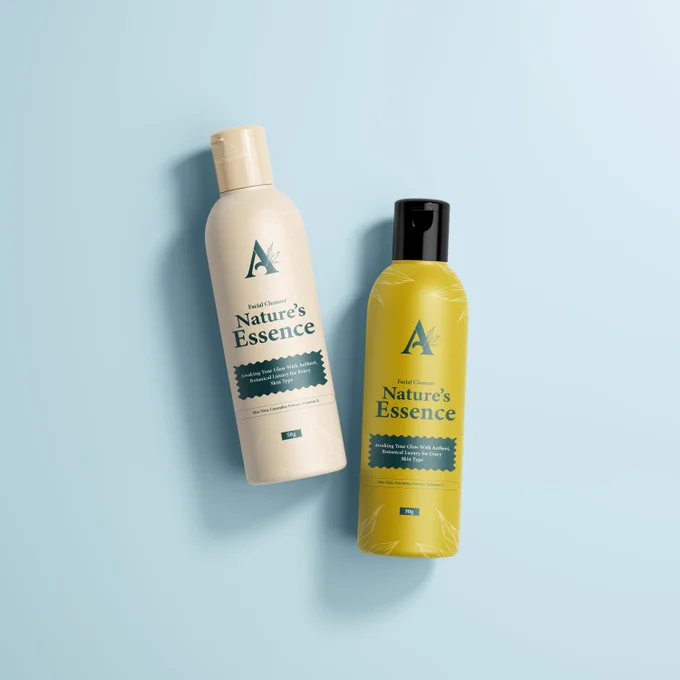 Aetheria Botanicals packaging design