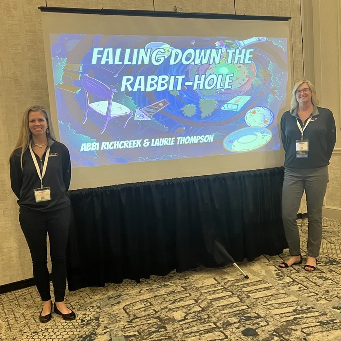 EMS teachers, Abbi Richcreek & Laurie Thompson, presented at the International Technology & Engineering Educator Association conference  