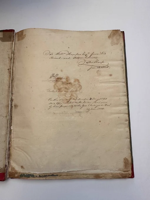 The pageant of the Company if Sheremen and Taylors in Coventry.  1817. Just 12 copies printed. This one presented to the antiquary William Hamper.