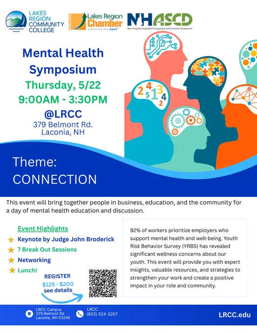 Don’t miss your chance to save! The Early Bird Special Rate for the NHASCD Mental Health Symposium ends in just 18 days. Join us for a powerful, solutions-focused event that puts mental health at the forefront. Reserve your spot now and take advantage of the best pricing before it’s gone!

👉 Register Now:  https://cvent.me/PmDr8G

#NHASCD #MentalHealthMatters #EducationLeadership