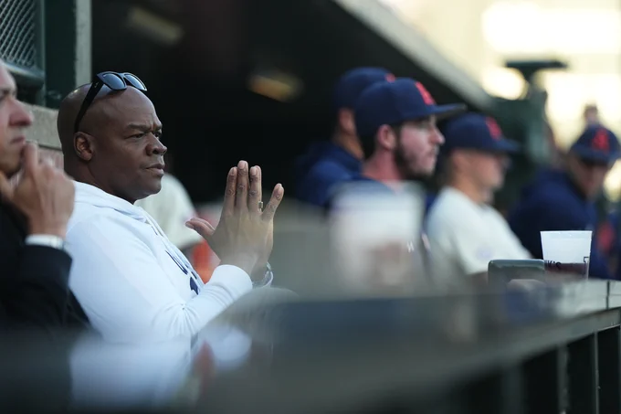 Frank Thomas at Plainsman Park. 