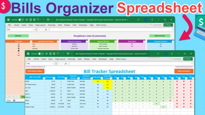 Bill Organizer and Subscription Tracker App