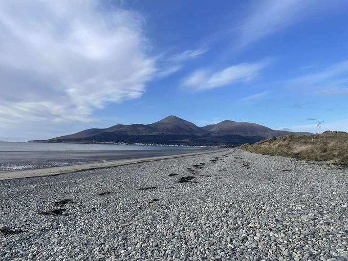 The mournes sweeping down to the sea