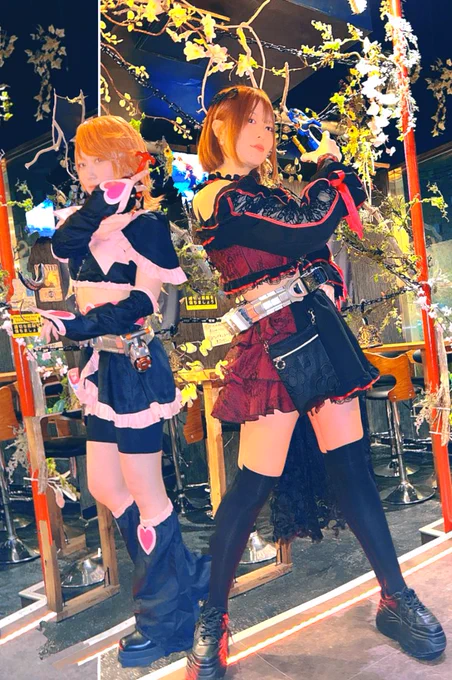 ポーズが延々出てくるレジェンドとブラック✨✨