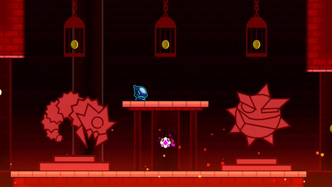"Queso the Boss", a level that was shadowdropped on April Fools without telling anyone about it's existance. It's not meant to be taken seriously, as it's just a glimpse on what I learned in the 2.2 Editor. More levels of this style will happen soon.