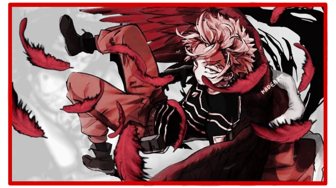 The man of your dreams — or n̶i̶g̶h̶t̶m̶a̶r̶e̶s̶, 𝗞𝗲𝗶𝗴𝗼 𝗧𝗮𝗸𝗮𝗺𝗶.

N°2 Pro Hero in the official rankings ( even if he really doesn't care much about it. )

Of course he still puts in the work to keep such a position; a hero is still a hero, after all . . . even if he'd wish to have more breaks. 🌀

Extremely cunning and intelligent despite seeming otherwise.
Don't underestimate him.

But all that asides, he's a fairly normal guy. Pretty nice to the people he gets comfortable with — even if he can come off as pretty mean-spirited at times.

Doesn't really go around acting like a manwhore or anything. He likes having his fun by doing stuff like that, but still doesn't consider himself a fuckboy, but eehhh.

. . Certain people are his weak spot though.
( Ehem— Enji-Saaaannn 💞 )

Topping or bottoming, doesn't matter. He can do either at the snap of a finger.

verse switch / bi / literates ( at least an attempte at it ) / barely any limits / dm's open 25/8 /