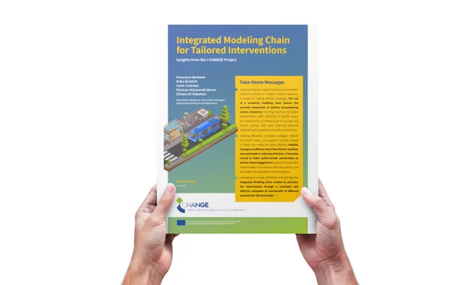 I-CHANGE Releases its First Policy Brief on Integrated Modeling Chain for Tailored Interventions