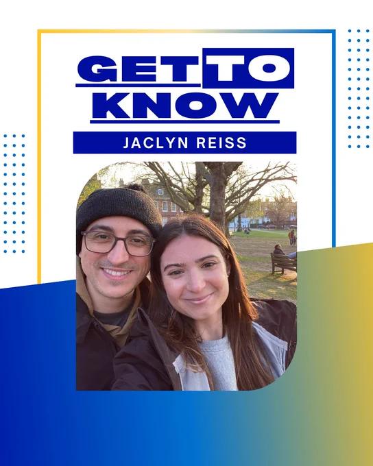 Picture of Jaclyn Reiss - running the Boston Marathon presented by Bank of America to support the UMass ALS Cellucci Fund.