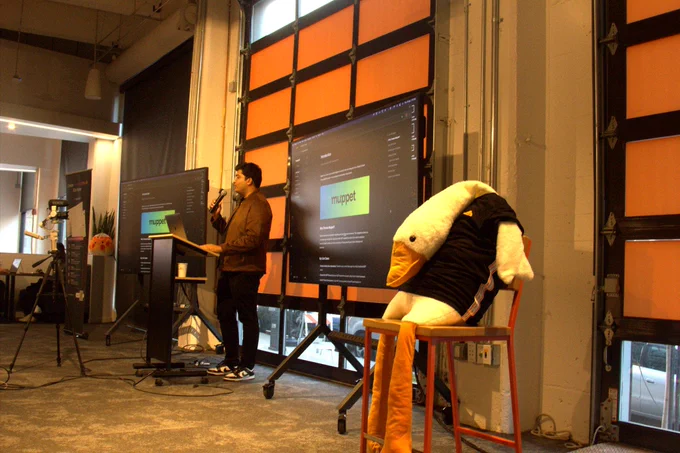 Picture taken at the Hack Night at Cloudflare HQ on April 10, 2025.