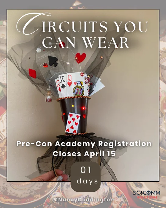 Light Up Hats & Headpieces: A Beginner’s Guide to STEAM Fashion Pre-conference academy 