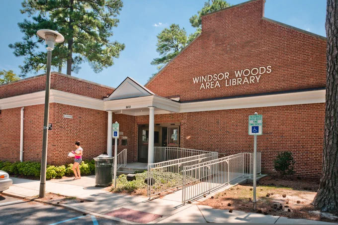 Windsor Woods Area Library building