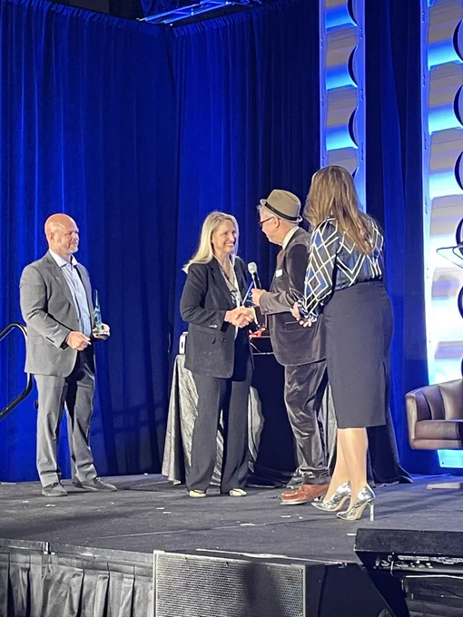 Congratulations Nathan Miller & Vanessa Wrenn for being awarded 2025 CoSN Excellence in Public Service Award, which recognizes National, state or local officials who have promoted use of safe/secure tech as tool to improve teaching & learning