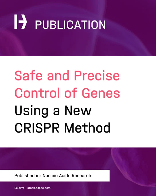 Safe and Precise Control of Genes Using a New CRISPR Method