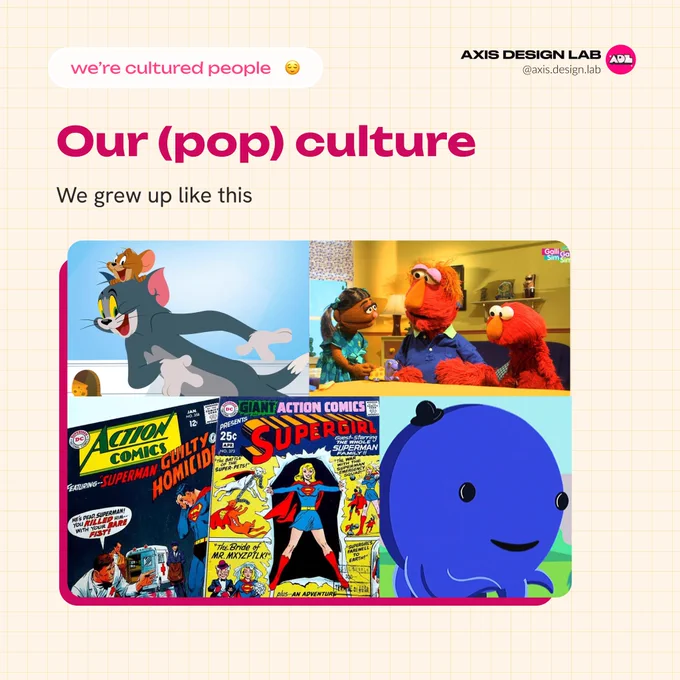 Alt= Children’s favourite cartoon shows like Tom & Jerry, Action comics, Supergirl and Oswald.  