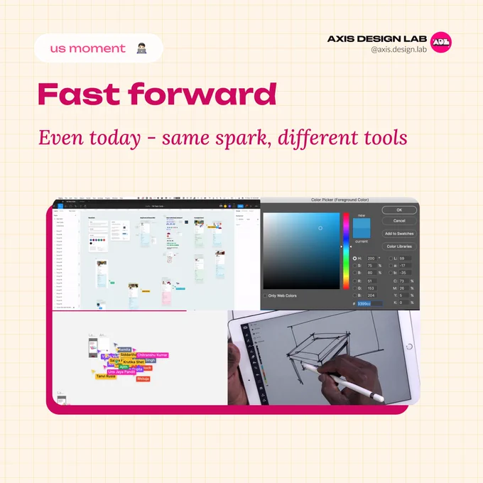 Alt= New tools like like figma and other digital tools.  