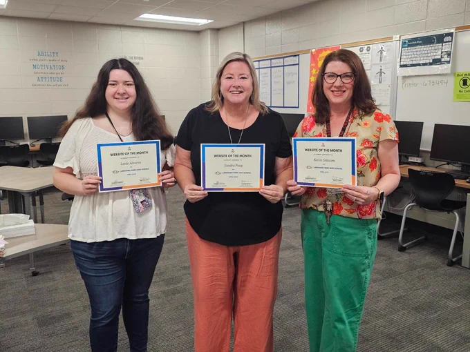 Congratulations to Leslie Alvarez, Sandra Poag and Keren Grissom at Langham Creek HS.  Leslie and Sandra manage the College & Career Readiness pages.  Keren Grissom has been the website editor for Langham's website for several years now. She does an amazing job keeping the website up-to-date for Lobos and their parents! Keep up the great work, ladies!
