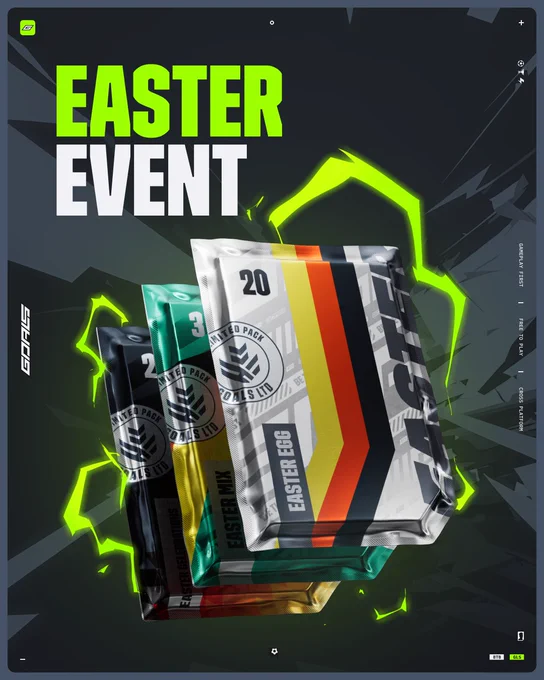 GOALS is having a special Easter Event this weekend. The challenges will unlock 3 different packs