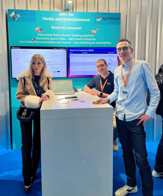SyncWords x AWS Elemental for Live Streams and Broadcasts @AWS Summit in Paris 2025:

️- Ultra-low latency REAL-TIME captioning — an industry-record 1.5 seconds from spoken word to on-screen display
- GenAI-powered LIVE subtitling and voice dubbing (aka audio translations) in 100  languages
