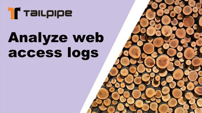 Analyze web access logs with Tailpipe