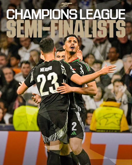 Champions League Semi-Finalists.