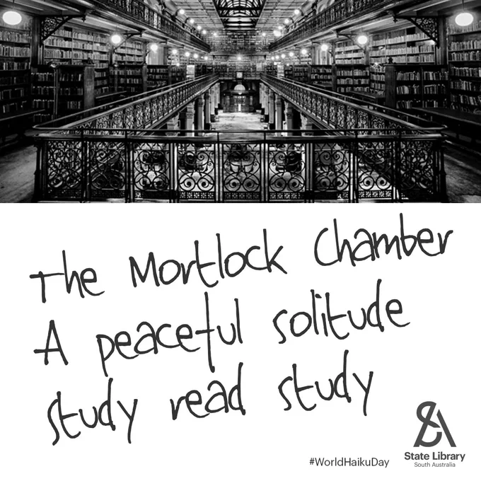 The Mortlock Chamber 
A peaceful solitude 
Study read study