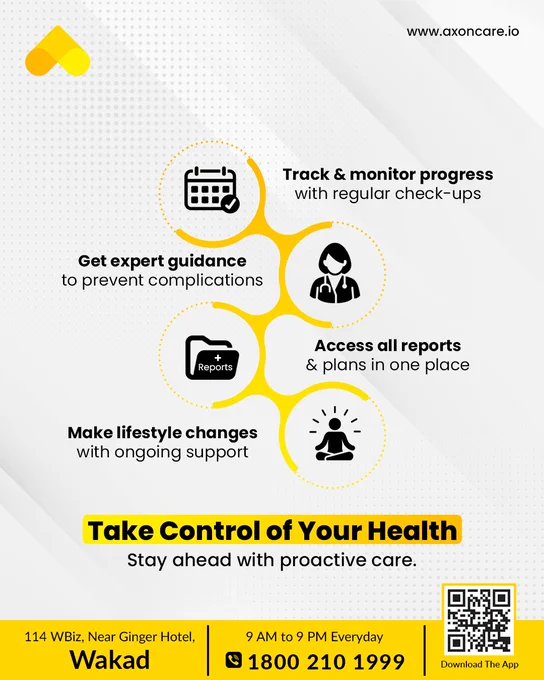 Chronic Illness? Stay Ahead, Not Behind! 💙✨

Get expert care, 24/7 doctor support, and proactive health tracking with AxonCare’s Wellness360.

📞 Call 1800 210 1999 to book your consultation today!
.
.
.
.
.
.
.
.
.
.
.
.
.
.
.
.
.
.
.
.
.
.
.
.
.
.
.
.
.
.
.
.
#DiabetesCare #HypertensionManagement #PCOSsupport #ChronicIllness #ExpertConsultation #LabTests #PersonalisedDiet #DoctorSupport #24x7Healthcare #MentalWellness #StressManagement #ManageDiabetes #ControlBloodPressure #PCOSAwareness #wakadpune #bavdhanpune #bkcmumbai #axoncarebyaxonichealth #healthcareinnovation #healthtech 


[Chronic illness management, Diabetes care program, Hypertension treatment plan, PCOS support services, Continuous chronic care, Expert doctor consultations online, 24/7 doctor support India, Comprehensive health check-ups, Personalised diet plan for chronic illness, Custom lifestyle plan, Mental health and stress care, Health progress tracking, Prevent diabetes complications, Prevent hypertension complic