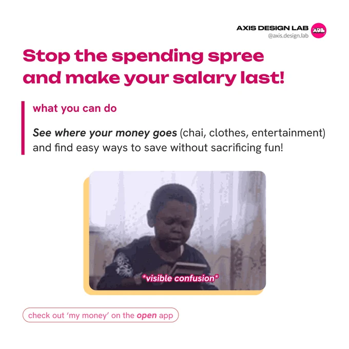 Alt= Tackle spending by checking where your money goes and saving it.