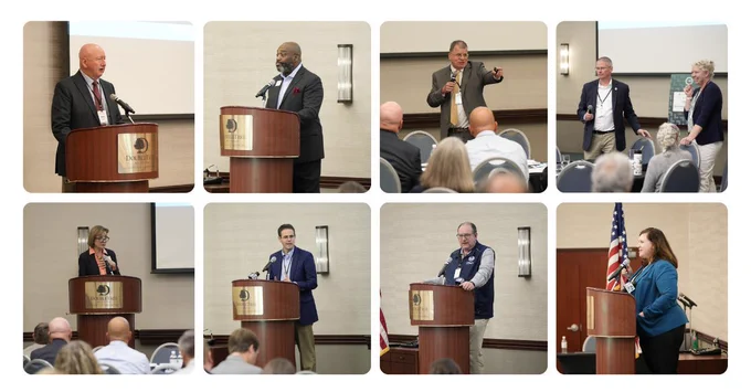 Speakers at the third Helene Recovery Special Meeting. 