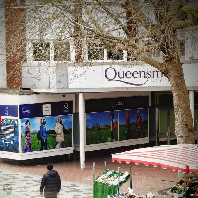 My print design display for The Queensmere Observatory Shopping Centre in Slough. The designs were created as part of a community arts project to celebrate Slough's local diversity and bring new life back to the high street. The print project was developed in partnership with Viva Slough and sponsored by The Slough Bid, with the support of Queensmere Observatory Shopping Centre.