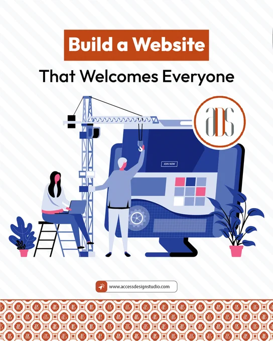 A Graphical representation of building a website.

