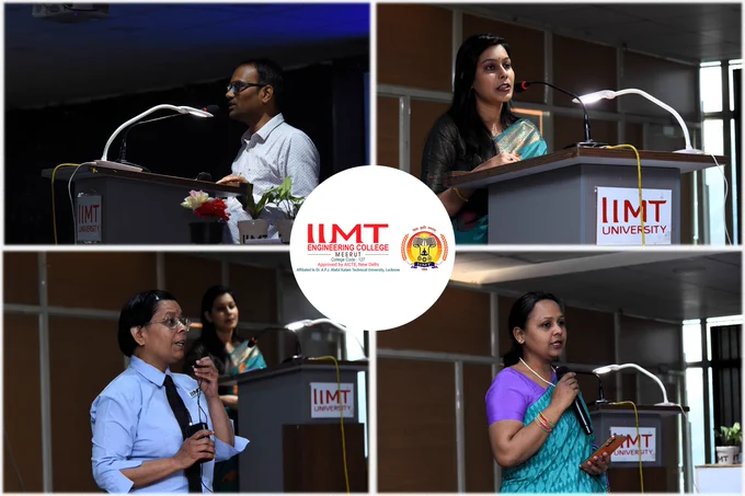 📢 IIMT Engineering College, Meerut is proud to host a 3-day AICTE-approved Faculty Development Program (FDP) on Universal Human Values – Introductory, starting 01.05.2025.

This FDP offers a unique opportunity for educators to delve into ethical and human-centered leadership, aligning academic practice with the core principles of value-based education.

Inauguration Ceremony Guests:

Chairman: Shri Yogesh Mohan Ji Gupta

Director: Dr. Dhirendra Kumar

Program Facilitators:

Resource Person / Facilitator: Mr. Himanshu Rai

Co-Facilitator: Ms. Abha Mishra

Observer: Dr. Niyati

This program serves as a valuable platform for faculty to explore, inculcate, and embody Universal Human Values, ultimately fostering a more thoughtful, ethical, and student-centric learning environment.

🌱 Let’s shape education that empowers both hearts and minds.

#AICTEApproved #FDP #UniversalHumanValues #FacultyDevelopment #ValueEducation 
#IIMTEngineeringCollege #AKTUaffiliatedcollege #IIMTMeerut
