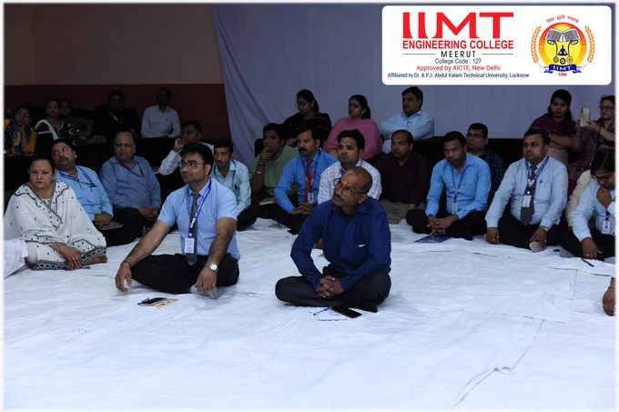 📢 IIMT Engineering College, Meerut is proud to host a 3-day AICTE-approved Faculty Development Program (FDP) on Universal Human Values – Introductory, starting 01.05.2025.

This FDP offers a unique opportunity for educators to delve into ethical and human-centered leadership, aligning academic practice with the core principles of value-based education.

Inauguration Ceremony Guests:

Chairman: Shri Yogesh Mohan Ji Gupta

Director: Dr. Dhirendra Kumar

Program Facilitators:

Resource Person / Facilitator: Mr. Himanshu Rai

Co-Facilitator: Ms. Abha Mishra

Observer: Dr. Niyati

This program serves as a valuable platform for faculty to explore, inculcate, and embody Universal Human Values, ultimately fostering a more thoughtful, ethical, and student-centric learning environment.

🌱 Let’s shape education that empowers both hearts and minds.

#AICTEApproved #FDP #UniversalHumanValues #FacultyDevelopment #ValueEducation 
#IIMTEngineeringCollege #AKTUaffiliatedcollege #IIMTMeerut