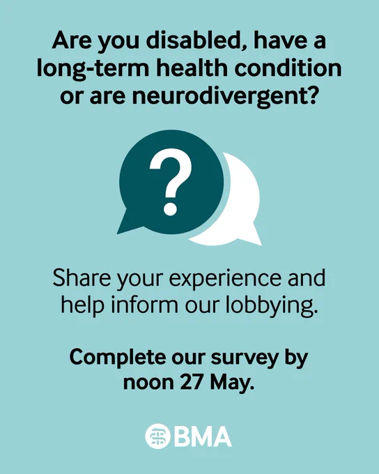 Are you disabled, have a long-term health condition or are neurodivergent? Share your experience and help inform our lobbying. Complete our survey by noon 27 May.   