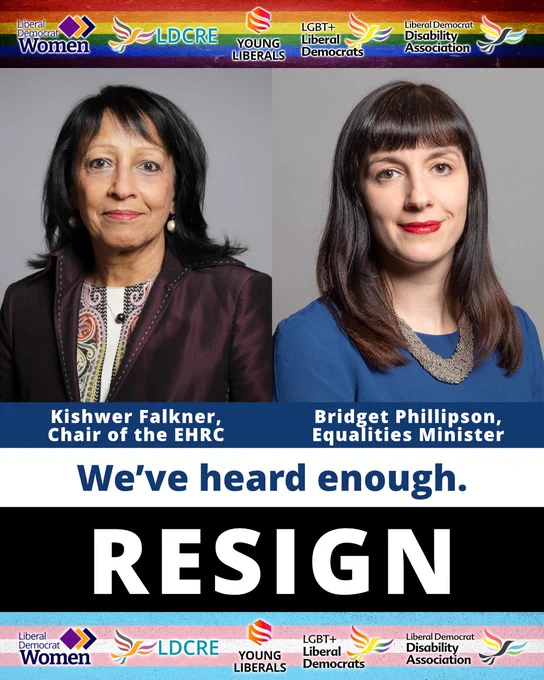 We’ve heard enough 
Resign
