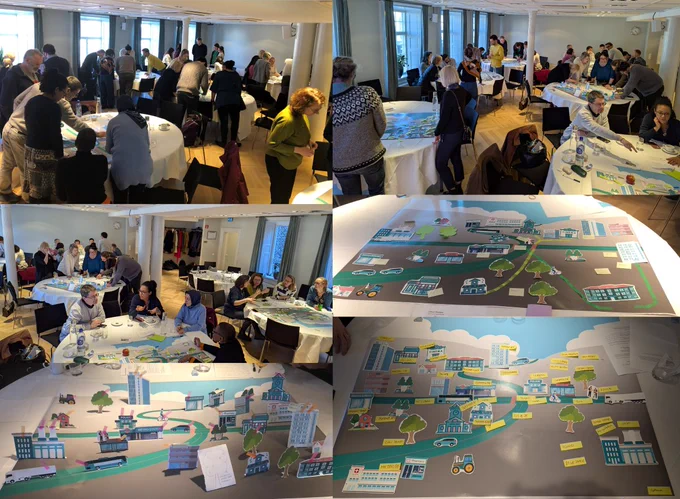Participants at the LongITools Science for Policy Workshop and the communities they built on paper