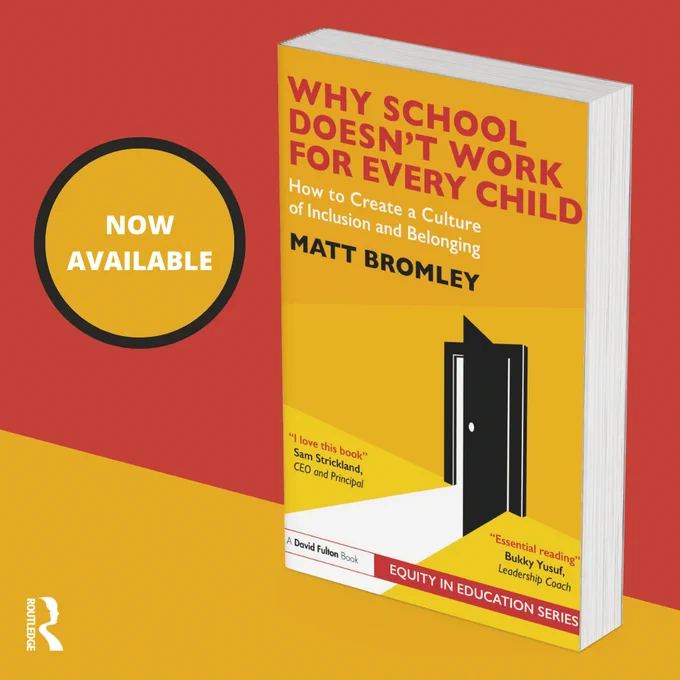 Graphic showing book cover with copy: Out Now