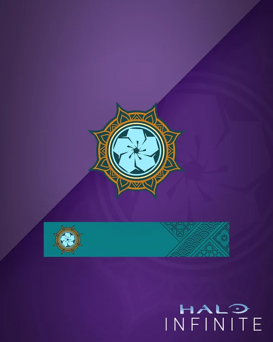 The Asian and Pacific Islander Heritage month nameplate and emblem for Halo Infinite.