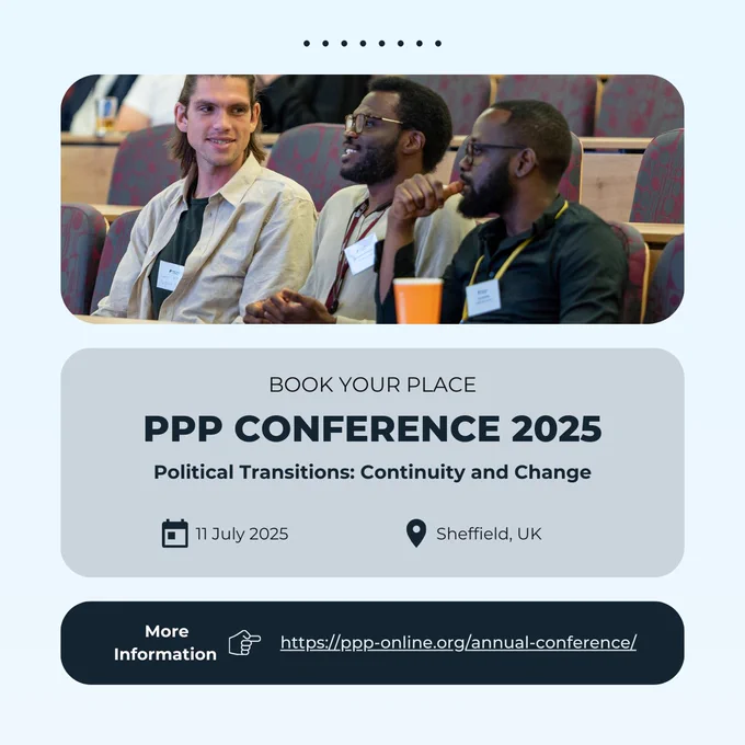 Request to book your place at the ppp conference 2025