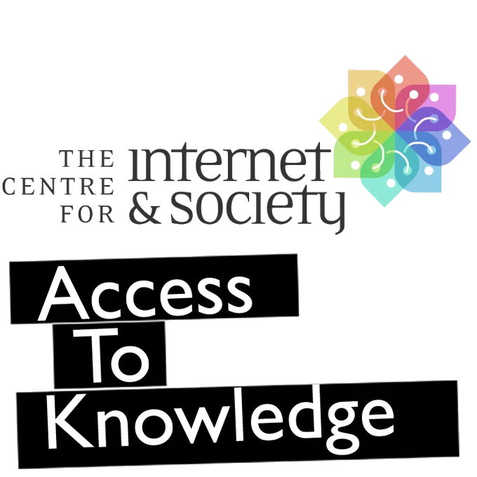  Logo of the Access To Knowledge Programme, Centre for Internet Society, Bangalore.