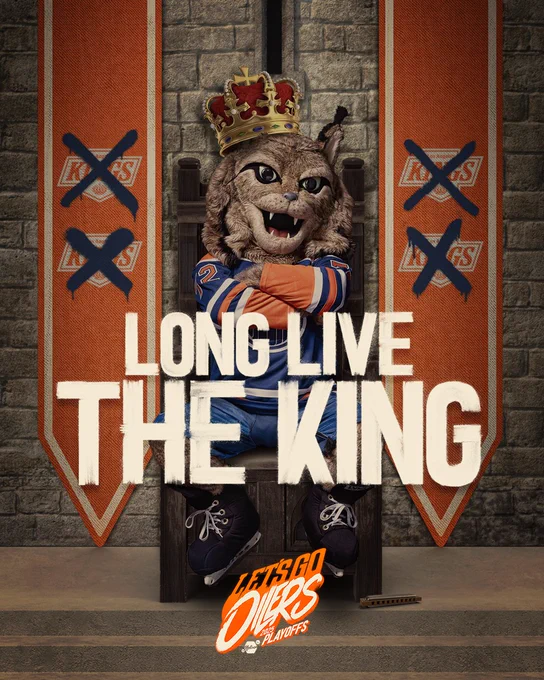 Hunter sits on a throne with text that says LONG LIVE THE KING while a harmonica lays on the ground