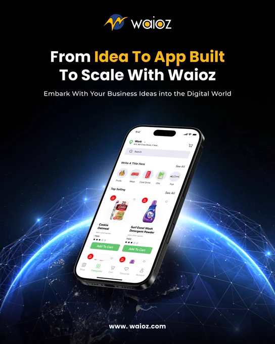 At Waioz, we don’t just build apps – we create experiences. Whether you're a startup or an enterprise, We Build applications from scratch to scale with your business! From concept to no-code, we handle it all. Ready to take your idea << https://waioz.com to book a demo, or start building your next big idea with Waioz. Call @ 📞  India: ‪ 91 9344939383‬ , France: ‪ 33 7 68388966‬,  📧support@waioz.com 

#mobileappdevelopmentcompany #aisolutionsprovider #digitaltransformationservices #nocodeecommerceappbuilder #nocodewebsitebuilder #aiwebsitebuilder #customerretentionmarketingplatform #saasproductdevelopment #lowcodenocodedevelopment #businessautomationservices #aichatbotdevelopment #websitebuilderforcreators #ecommerceappbuilderforstartups #digitalinnovationcompany #mobileandwebappsolutions